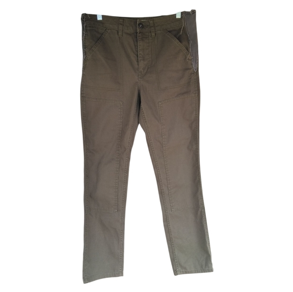 REI Cooperative Olive Green Taereen Hiking Pants Pockets Size 4